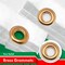 G128 2 Pack: Mexico Mexican Flag | 2x3 Ft | LiteWeave Pro Series Printed 150D Polyester | Country Flag, Indoor/Outdoor, Vibrant Colors, Brass Grommets, Thicker and More Durable Than 100D 75D Polyester